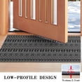 thumbnail image 3 of Black Christmas Folk Pattern Door Rugs,Washable Non Slip Door Mats Indoor,Decorative Door Mats,Entry Mat Indoor for Entrance,Bedroom,Kitchen,Bathroom,17"x30", 3 of 6