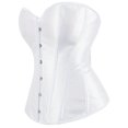 thumbnail image 4 of Disfraz Premium Corsé retro gótico Mujer Flaco Color sólido Overbust Bustier Top Ygjytge Blanco T M para Mujer, 4 of 8