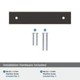 thumbnail image 4 of Amerock Ladera 3-3/4 inch (96mm) Center-to-Center Rectangle Oil-Rubbed Bronze Cabinet Pull Backplate, 4 of 6