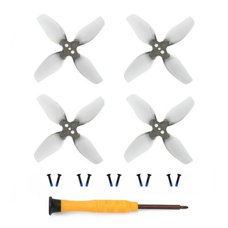 AOOOWER 2Pair Portable Spare Propellers Set Including Screwdriver for 2 Convenient Outdoor Drones Accessories Use
