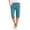 Sky Blue, variant on Charmgo Women Shorts, Women's Loose Solid Color Drawstring Shorts Straight Leg Casual Rolled Shorts with Pocket Bermuda Shorts for Women, Capri Pants for Women Army Green L
