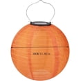thumbnail image 2 of POPQUS 12 Inch Waterproof Solar Lantern, Orange, Party Lanterns & Hanging Pom Poms, 2 of 7