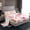 Lightpink, variant on Manfei Cute Santa Claus Bed Sheets,Merry Christmas King Sheets,Xmas Tree Candy Cane Sheet Set For Girls Kids,Breathable Home Decor,4-Piece