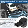 thumbnail image 4 of No.8A6T15K859AA Sensor de Estacionamiento en Reversa para Ford Escape 2012-2019 para Ford Focus 2010-2018 Sensor de Asistencia de Estacionamiento Negro 1 Pc, 4 of 6