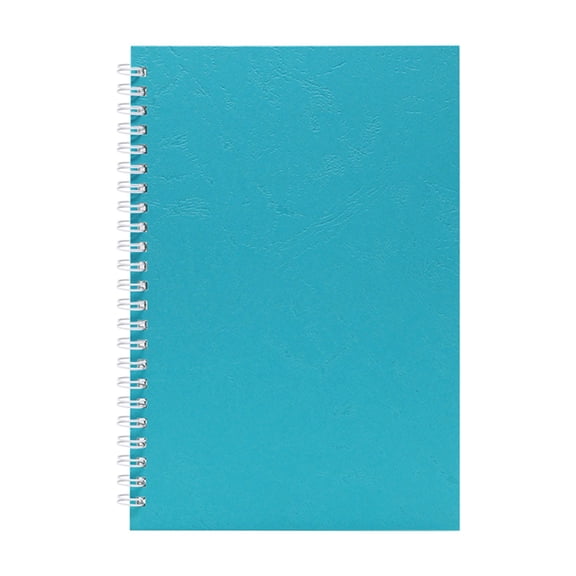 Durable Spiral Notebook, 1Pc 8"x5.5" 100-Page Coiled Pad, Keeps Contents Secure and Organized for Office Desk Stationery, MELF