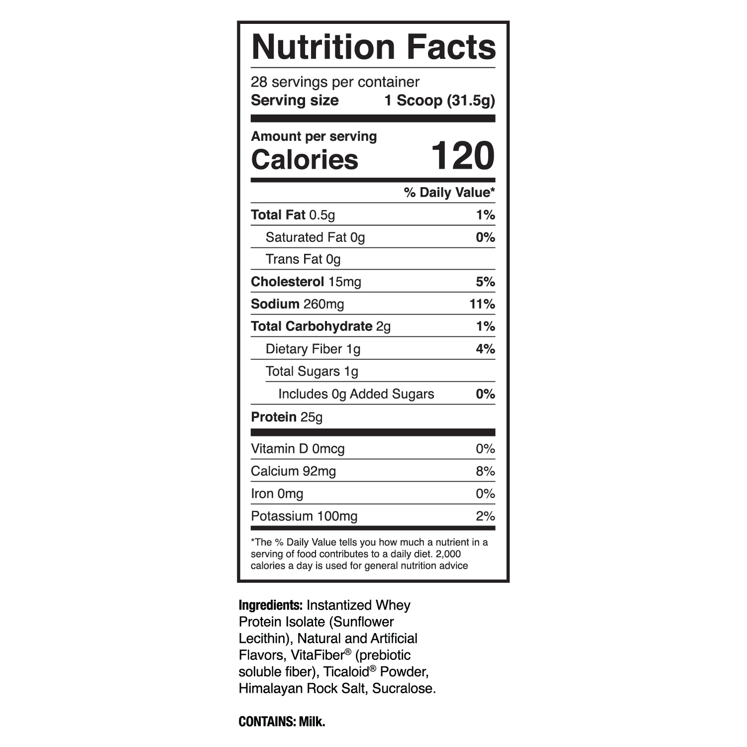 TransformHQ Whey Protein Isolate Powder 28 Servings (Vanilla) - Perform - Gluten Free, Non-GMO