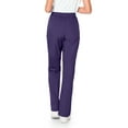 thumbnail image 3 of Landau Scrub Zone Relaxed Fit 3-Pocket Elastic Cargo Scrub Pants for Women 83221, 3 of 6