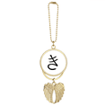 thumbnail image 1 of Japanese Hiragana Character KI Car Keychain Angel Wing Pendant, 1 of 4