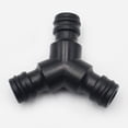 thumbnail image 2 of CRILSTYLEO 5Ud Unión Rápida Para Manguera De En Y De Material ABS Negro Para Uso Doméstico, 2 of 8