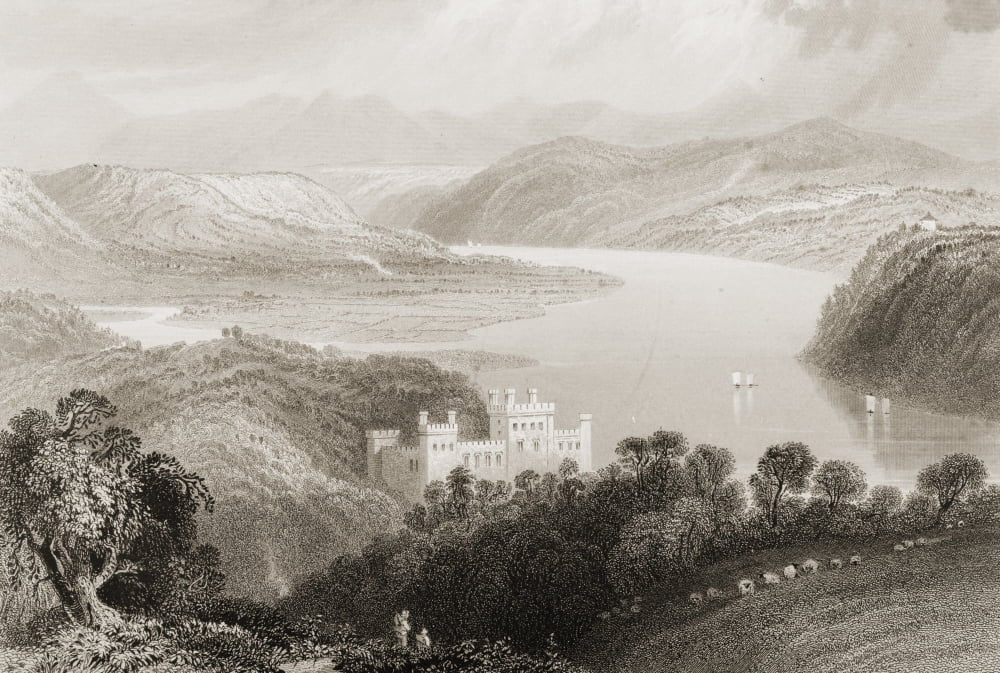 The Valley Of The Blackwater Between Lismore And Youghall Ireland Drawn By WHBartlett Engraved By H AdlardFrom The Scenery And Antiquities Of Ireland By NPWillis And JStirling CoyneIllustrated From D