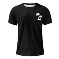 thumbnail image 4 of Mefallenssiah Hauts pour Hommes, Liquidation T-Shirt à Manches Courtes Imprimé Col Rond Mode Décontractée Manches Courtes, 4 of 5