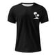 thumbnail image 3 of Camisas de Manga Larga para Hombres Casual Impreso Cuello Girado Abajo, Lado Dividido Botón Abajo Blusa para Al Aire Libre, Diario Y Primavera Verano, 3 of 5