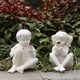 thumbnail image 3 of Decoración hogareña Gwong Garden Statue Whimsical Clima resina Resina Solar Fireflies Garden Boys Girls Estatua para Patio Gwong 21078105, 3 of 6