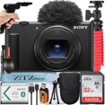 thumbnail image 1 of Sony ZV-1 II Digital Camera (Black) for Vloggers with SanDisk 32GB Memory Card + Tripod + ZeeTech Accessory Bundlevbnv, 1 of 5