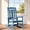 Blue, variant on SERWALL Oversized Outdoor Rocking Chair for Adults, HDPE All Weather Patio Rockers for Porch Garden Lawn, Navy