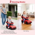 thumbnail image 4 of Licensed Toyota Ride on Push Car for Toddlers by OLAKIDS, 3 in 1 Walking Sliding Toy with Removable Guardrails and Handle, Music, Under Seat Storage for Kid, 4 of 9