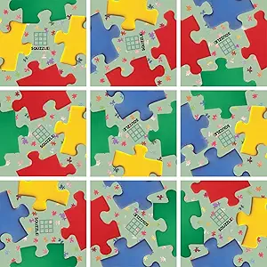 Squzzle Puzzle – 9-Piece Travel Puzzle Game | Screen-Free Brain Teaser Puzzle for Focus & Problem Solving | Collect All Designs | Teacher Gift | Middle School Classroom Center (Puzzled)