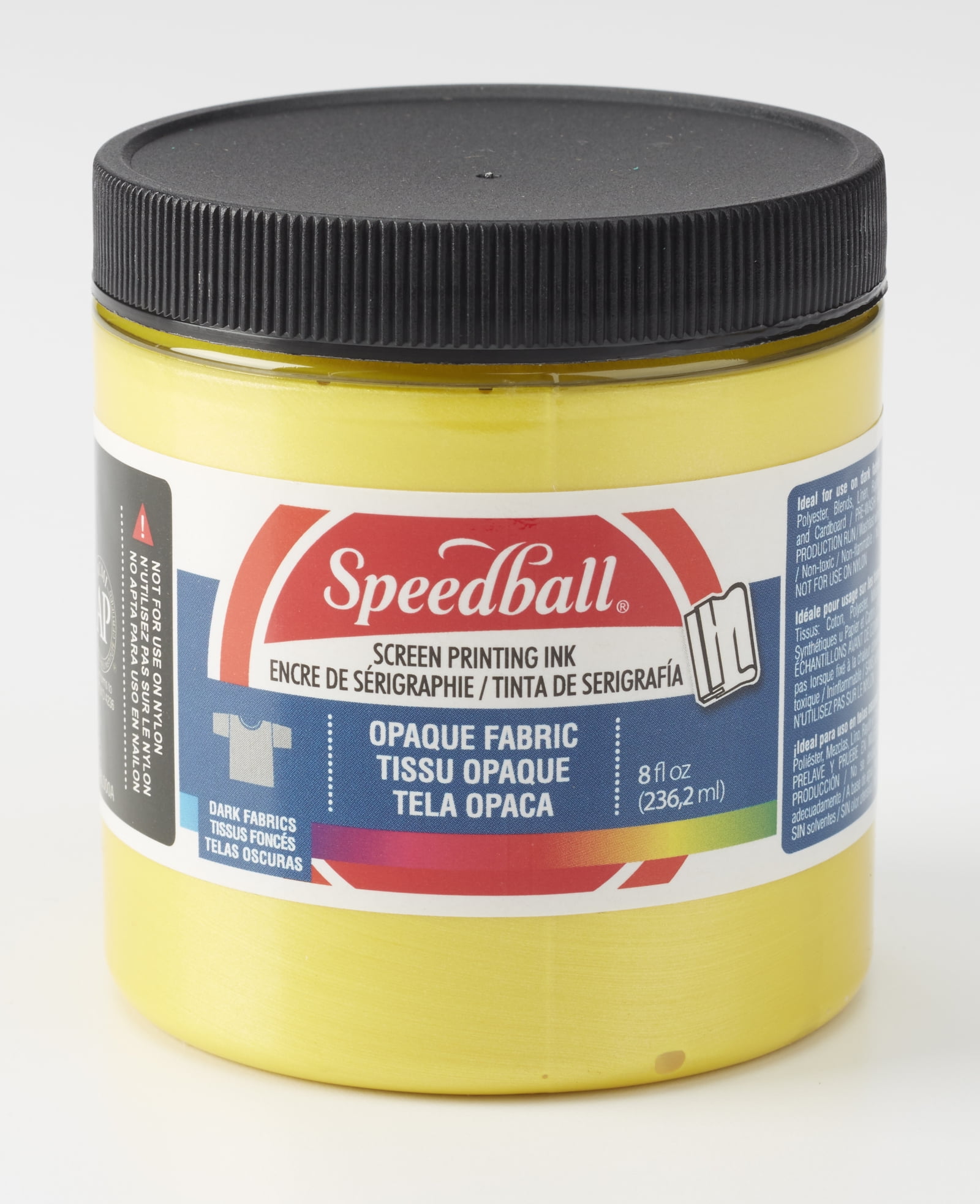 Speedball 8 oz Fabric Screen Printing Ink - Yellow