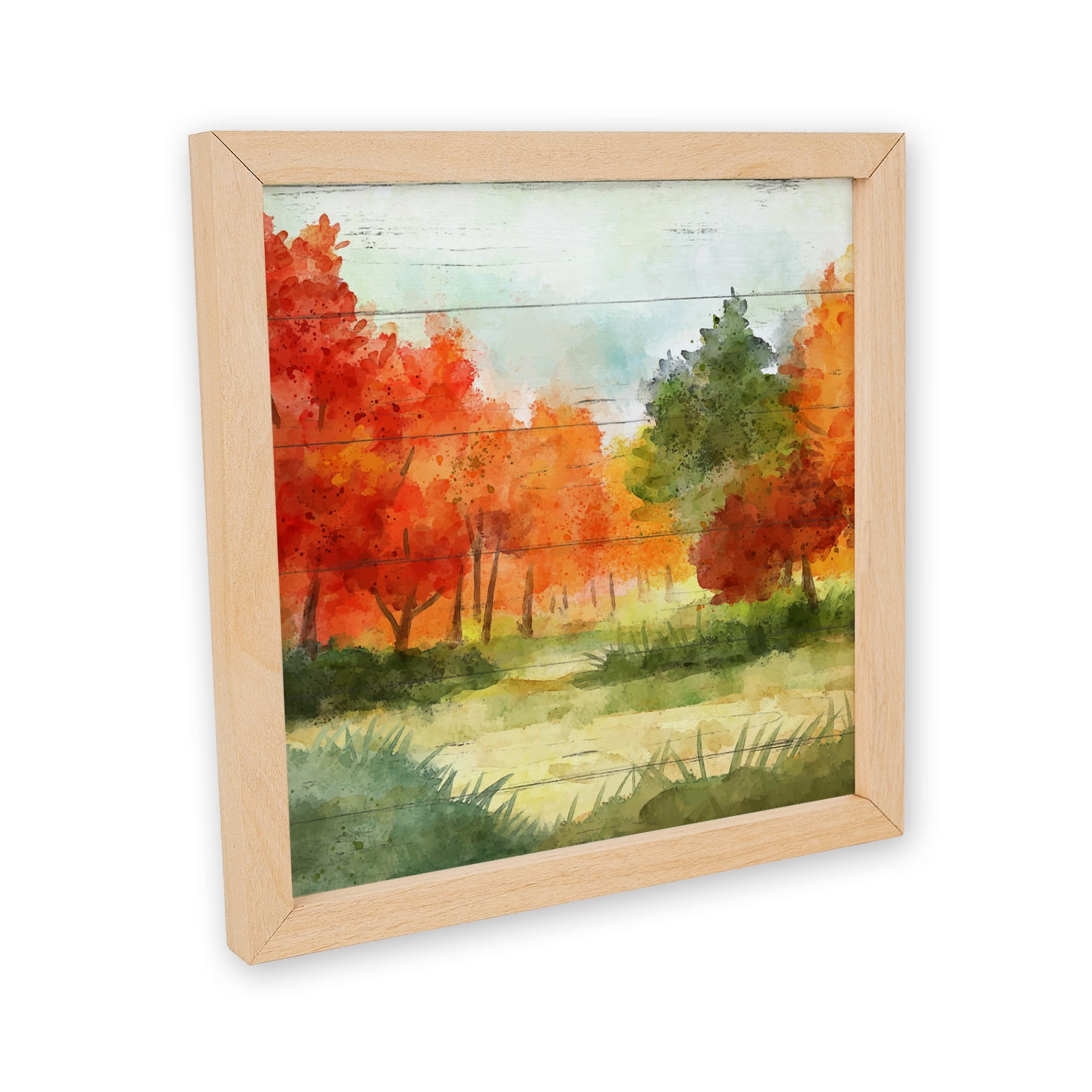 Fall Meadow Wall Art Wood Sign, Fall Décor, Decorative Signs, Seasonal Décor Made in USA 10x10