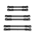 thumbnail image 4 of ZLight 6 Pieces RC Car Pull Rod Link Servo Rod for Slash Hoss 4x4 1:10 Scale RC Car Black, 4 of 6