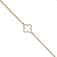 thumbnail image 1 of Beautiful 14k A Diamond 2 Strand Quatrefoil Design w/1in Ext. Bracelet, 1 of 2