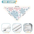 thumbnail image 6 of Dog Bandana 1 Pack,Blue and Pink Christmas Snowflake Pattern Bandanas for Dogs,Cat Bandana,Small/ Large Dog Bandana 2 Size,Dog Bandanas Girl Boy, 6 of 6