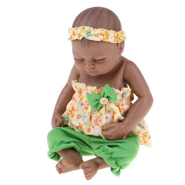 Muñeca de bebé de silicona negro pulgadas, juguetes para y niñas, regalos B # Hugo juguete de la muñeca de la vida real