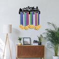 thumbnail image 5 of Triathlon Medal Holder Display Medal Display Hanger Metal Medal Rack Frame Sport Awards Ribbon Holder Personalized Wall Mount Tiered Award Rack for Over 60 Medals Runner Cyclist Athletes 1Set, 5 of 7