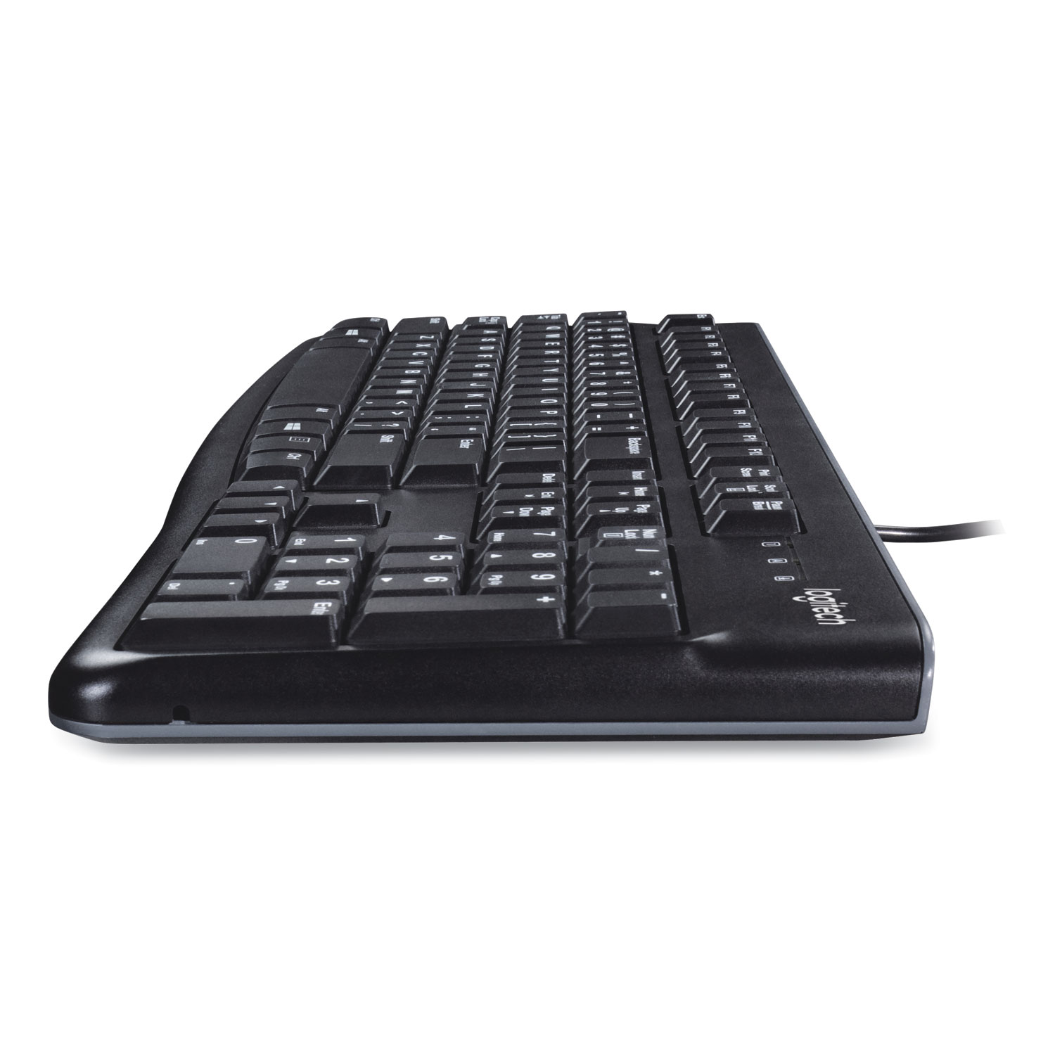 Logitech K120 Ergonomic Desktop Wired Keyboard, USB, Black (920002478) - image 5 of 5