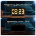 thumbnail image 4 of JIEHENG Pegatinas de bloqueo de luz LED, pegatinas opacas de luz, 2 hojas de cubierta blanca y negra, pegatinas opacas para electrónica, cubiertas LED, bloquea el 100% de las luces LED (corte 100% blo, 4 of 5