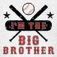 thumbnail image 3 of CafePress - Baseball Big Brother Kids Light T Shirt - Light T-Shirt Kids XS-XL, 3 of 4