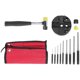 thumbnail image 2 of Roll Pin Punch Set with Storage Pouch,Smithing Punch Removing Repair Tools,with Bench Block Pin Punches and Hammer, 2 of 5