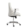 thumbnail image 2 of Eurostyle Bergen Chaise de Bureau Basse en Blanc, 2 of 4
