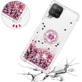 thumbnail image 5 of Samsung Galaxy A22 4G Case (Not 5G),Creativity Clear Quicksand Glitter Flowing Liquid Floating Soft TPU Case w/Stand Bling Diamond Sparkle Phone Cover for Samsung Galaxy A22 4G  Rose Gold, 5 of 7