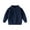Navy, variant on KKBOTIVE Boys Quarter Zip Long Sleeve Shirt Casual Solid Color Sweatshirt Lapel Cozy Top for Kids Toddler Fall Spring Clothes ( Khaki Size: 4-5 Years )