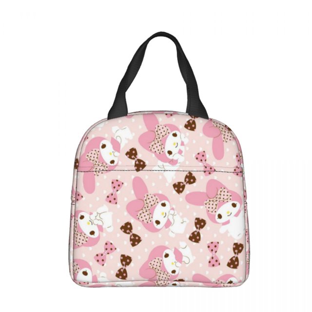 Bolsa de almuerzo con aislamiento de dibujos animados, bolsa térmica, contenedor de comida, My Melody, bolsa de almuerzo de alta capacidad, para hombres y mujeres, oficina