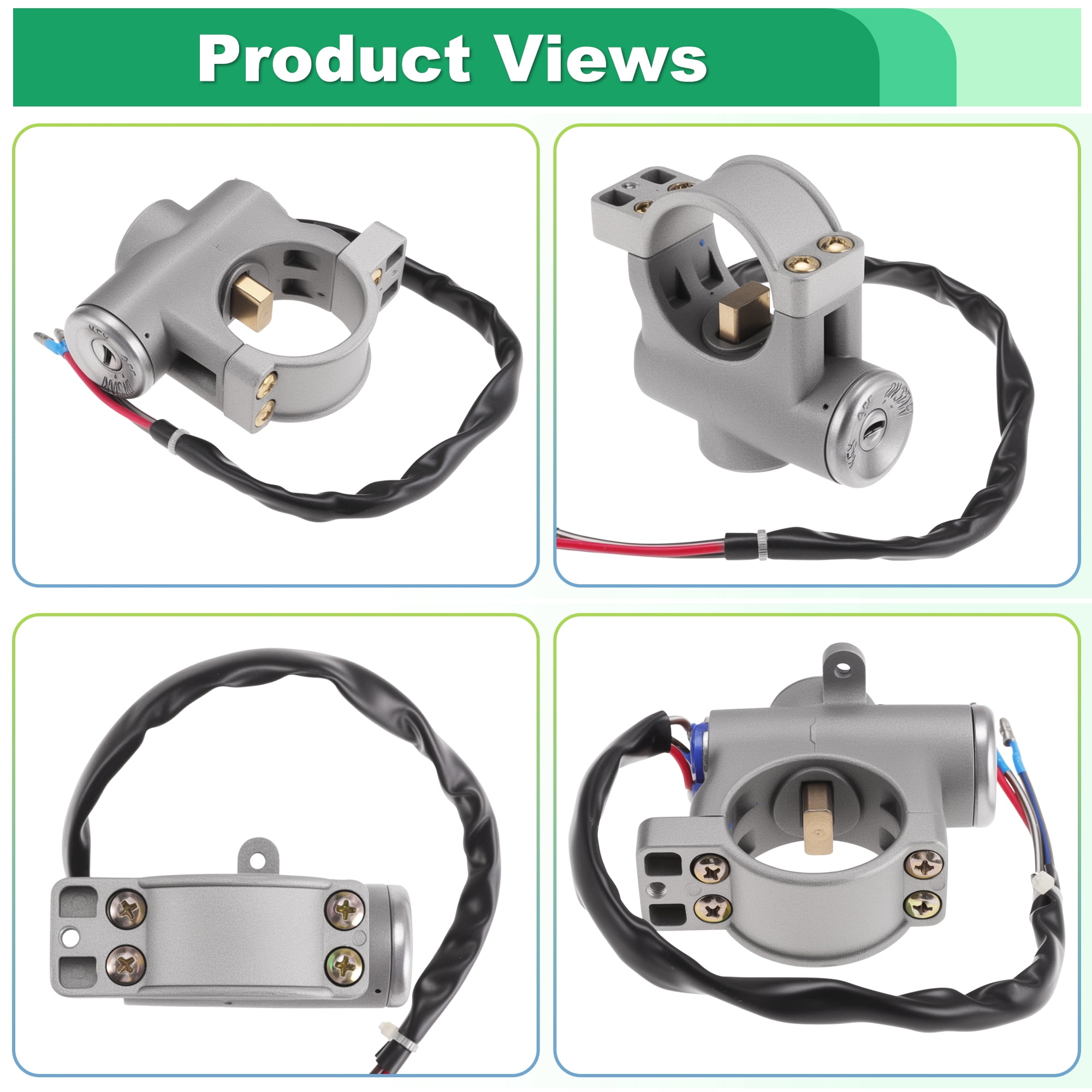 Unique Bargains 372001150100 Ignition Switch Lock Set with Keys for Hisun UTV