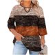 thumbnail image 3 of TaTaai Women Casual Plus Size Top Random Print Three Quarter Sleeve Crew Neck Chest Cutout Design Spring Summer Base Tee Ladies Daily Street Wear Soft Comfortable High-Rated Fashion Top Gift, 3 of 7