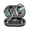 Q16 Black, variant on Open Ear Wireless Earbuds – Bluetooth 5.3, 60H Playtime, AI Noise Cancelling, 360° Spatial Audio, for Sports, Work, Travel