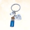 thumbnail image 2 of Raindrops Pocket Hug Heart Heart Keychain Bag Pendant Baby 5.50X3.00X0.20CM Blue, 2 of 8
