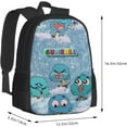 thumbnail image 2 of Cute Anais Backpack The Amazing Anime World Of Gumball Backpack Casual Large Capacity Laptop Backpack Cartoon Anime Fans Gift, 2 of 6