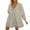 Khaki1, variant on ABATAB Romper for Womens Casual One Piece Half Sleeve Jumpsuits Front Drawstring Loose Fit Trendy Rompers