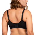 thumbnail image 2 of Sujetador Minizer HSIA, talla grande, con aros, cobertura total, negro, 2 of 7