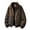 Brown, variant on Fgnfyis Mens Winter Jacket Winter Lined Jacket with Lapel Collar Heavy Duty Thermal Outerwear Coats for Cold Weather Coats for Men Brown XXL
