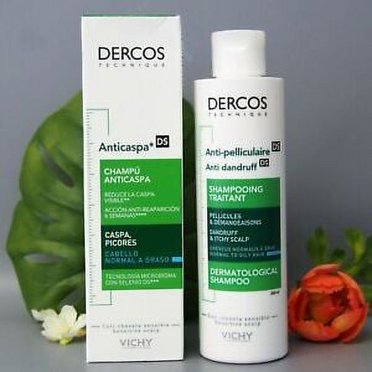 Vichy Dercos Anti-Pelliculaire Anti-Dandruff Shampoo for Normal to Oily ...