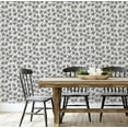 thumbnail image 4 of S4Sassy Peel & Stick Vinyl Wallpaper, Chic Ginkgo Leaf Wallpaper Contact Paper Waterproof- Gray,25"x240", Textured Removable Wall Covering for Home Decor in Bedrooms & Living, Renter Space, Cabinet, 4 of 9