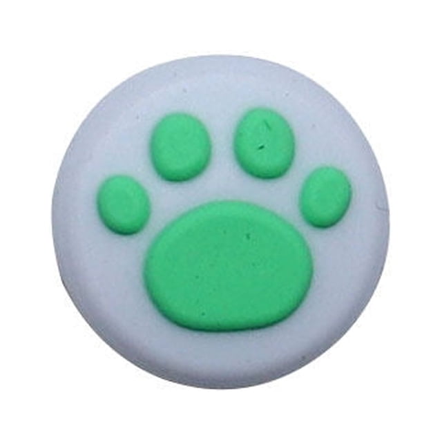 facefd Capuchons de Joystick Antidérapants Rehausseurs Remplacement Parfait Accessoires de Contrôleur de Jeu Vidéo pour Usage Domestique Vert sur Blanc