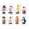 thumbnail image 4 of Toystoory Regalos de Navidad, cadena de Papá Noel, juguetes para saltar, resorte ligero para niños, Papá Noel Kits de decoración para fiestas 12 piezas, 4 of 5