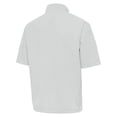 thumbnail image 3 of Men's Antigua Gray New Mexico Lobos Brisk Short Sleeve Quarter-Zip Jacket, 3 of 3