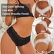 thumbnail image 5 of Bragas brasileñas de encaje para mujer, lencería Sexy de algodón suave, de tiro bajo, Color sólido, ropa interior íntima transpirable, 5 of 5